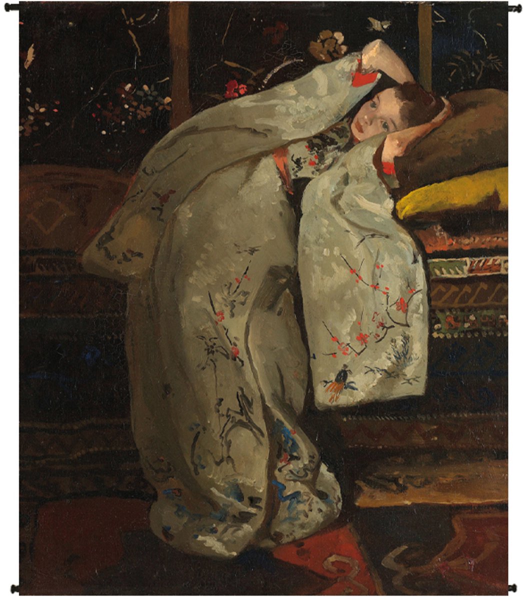 Kimono Wandkleed fotoprint 120x140cm