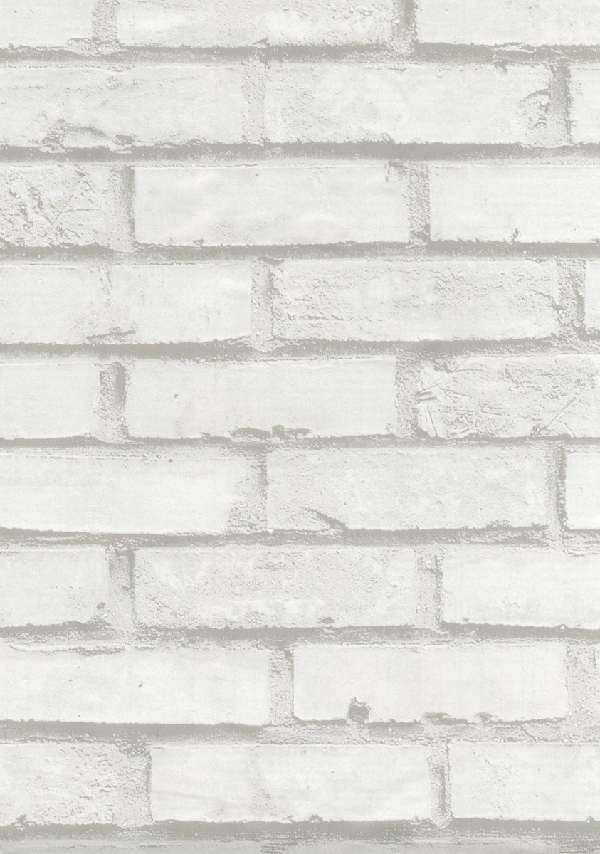 Brick Zelfklevende Folie Mini rol wit 45cmx2mtr