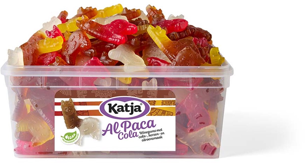 Katja Al Paca Cola - winegums snoep - bak 1.125g