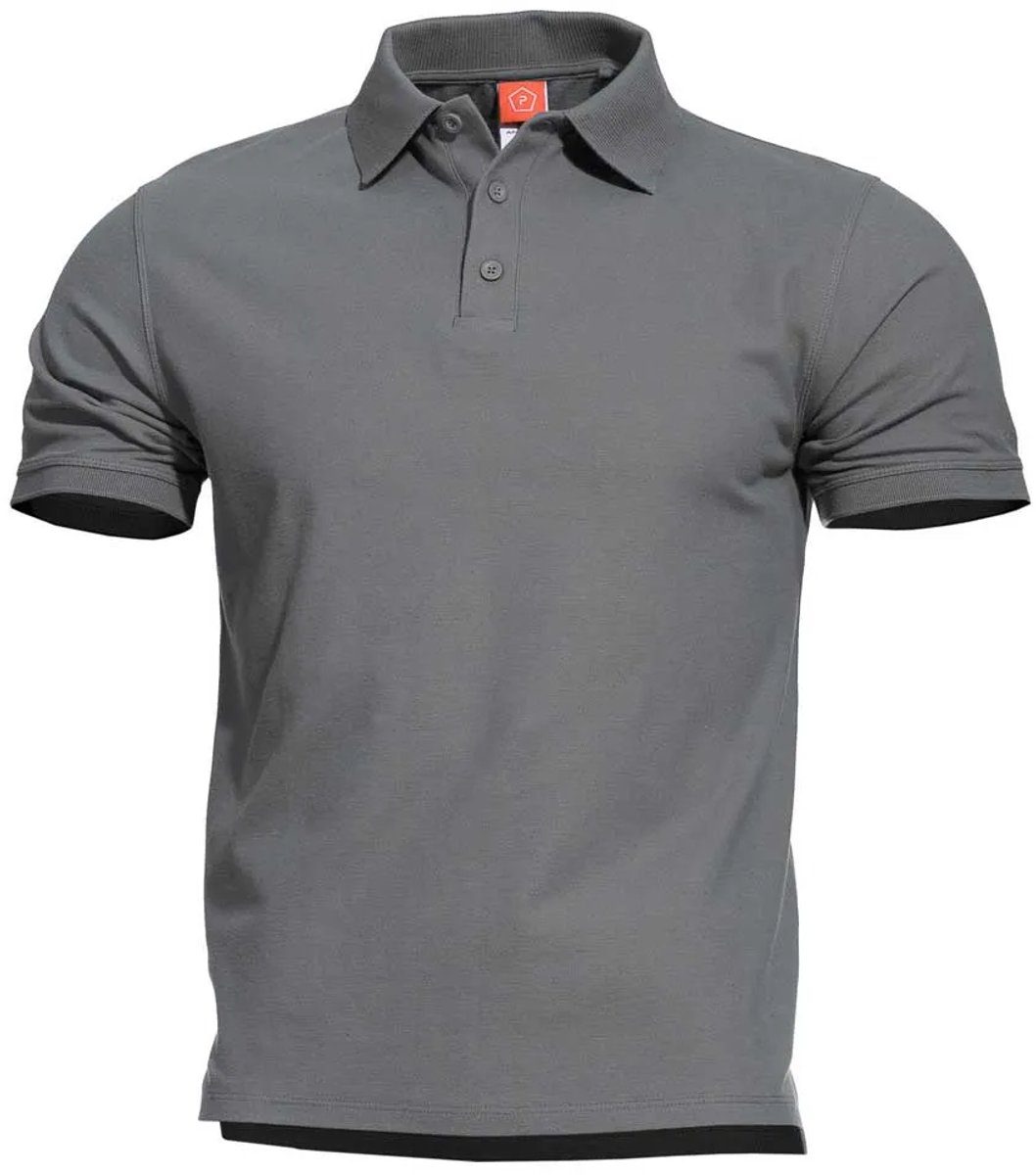 Pentagon Aniketos Korte Mouw Poloshirt Grijs M Man