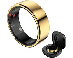 HAALE II Smart Ring met Oplaadcase - Gold - Size 8