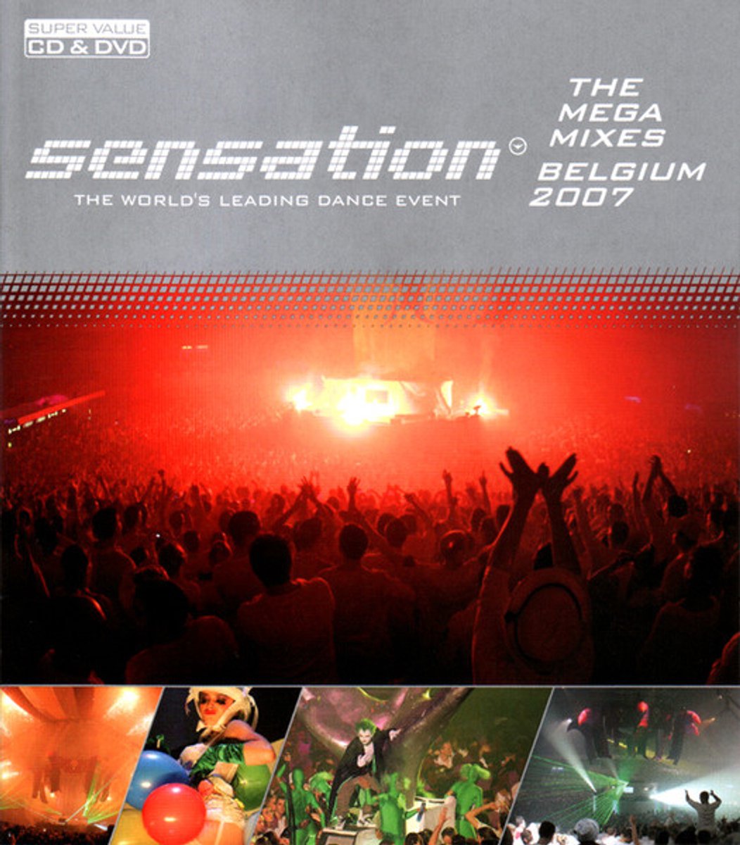 Sensation - Mega Mixes Belgium 2007 + DVD