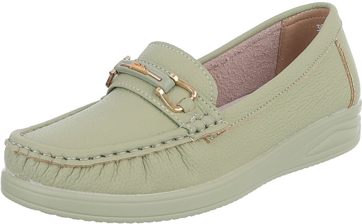 Instappers met detail - dames casual gebruik Mt:36