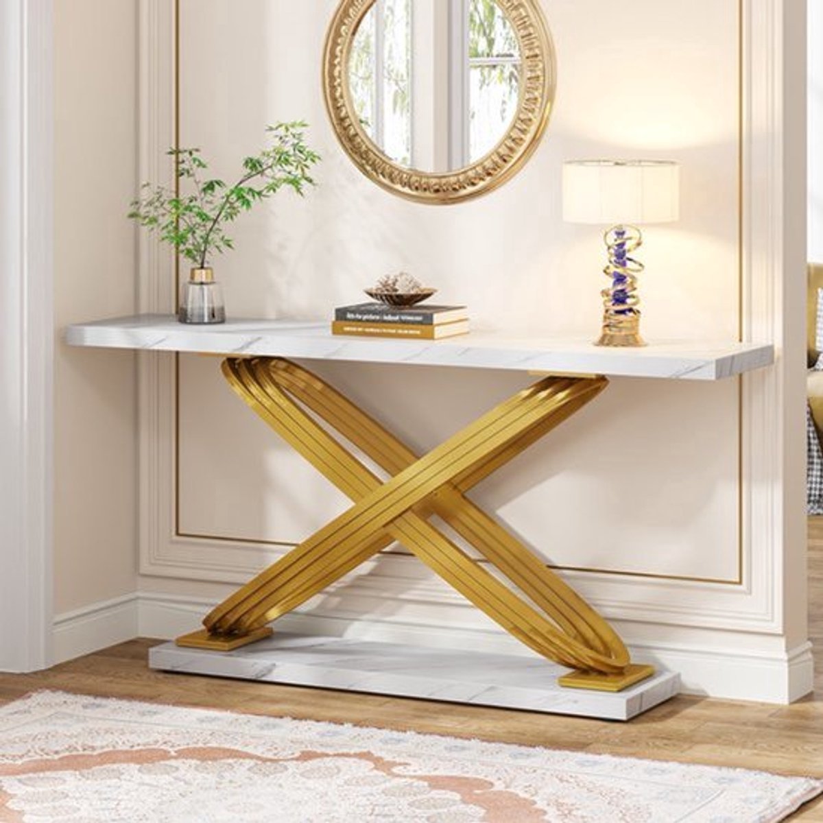 Sidetable – Sidetable Smal – Haltafel – Bijzettafel – Sofa Tafel – Ruimtebesparend Ontwerp