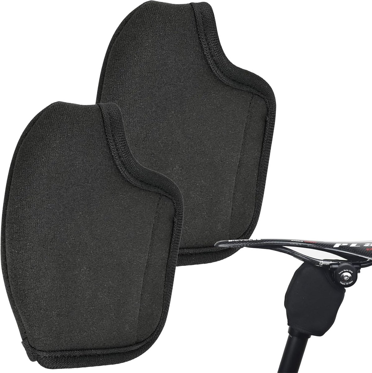 SnelShoppen - 2 Stuks Veringsbescherming Voor Zadelbuis - Nylon Kinder Vingerbescherming - Ideaal Voor Mountainbikes - Stabiel, Elastisch en Makkelijk