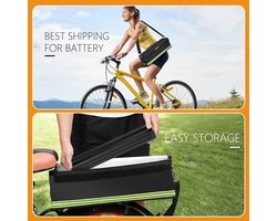 SnelShoppen - ImnBest E-Bike Batterij Tas - Brandveilig, Waterdicht en Explosieproof - Lipo Veiligheidszak voor Opslag, Transport en Opladen - 43 cm