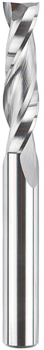 SnelShoppen - Spiral Nut Cutter 8mm Shank, 32mm Snijlengte, Houtfrezen, VHM Frees, 2 Snijkanten, Precisie Houtbewerking, CNC Router Bit voor Hobby en
