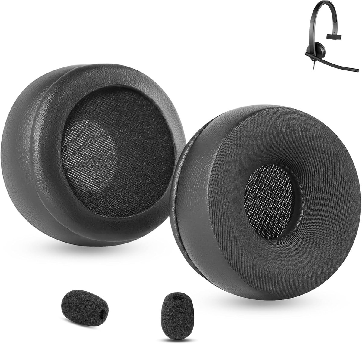 Vervangende oorkussens voor headsets met verkoelende gel, geschikt voor Logitech H820e, H650e en H570e