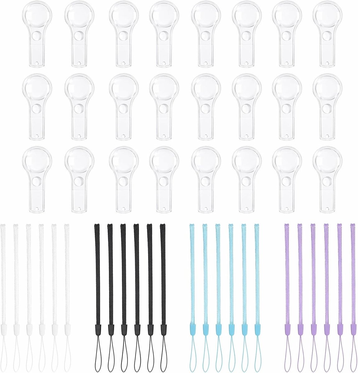 24-delige vergrootglas set voor kinderen, handloep en mini-loep voor natuurobservatie, klaslokaal en buitenactiviteiten, ideaal als feestcadeau