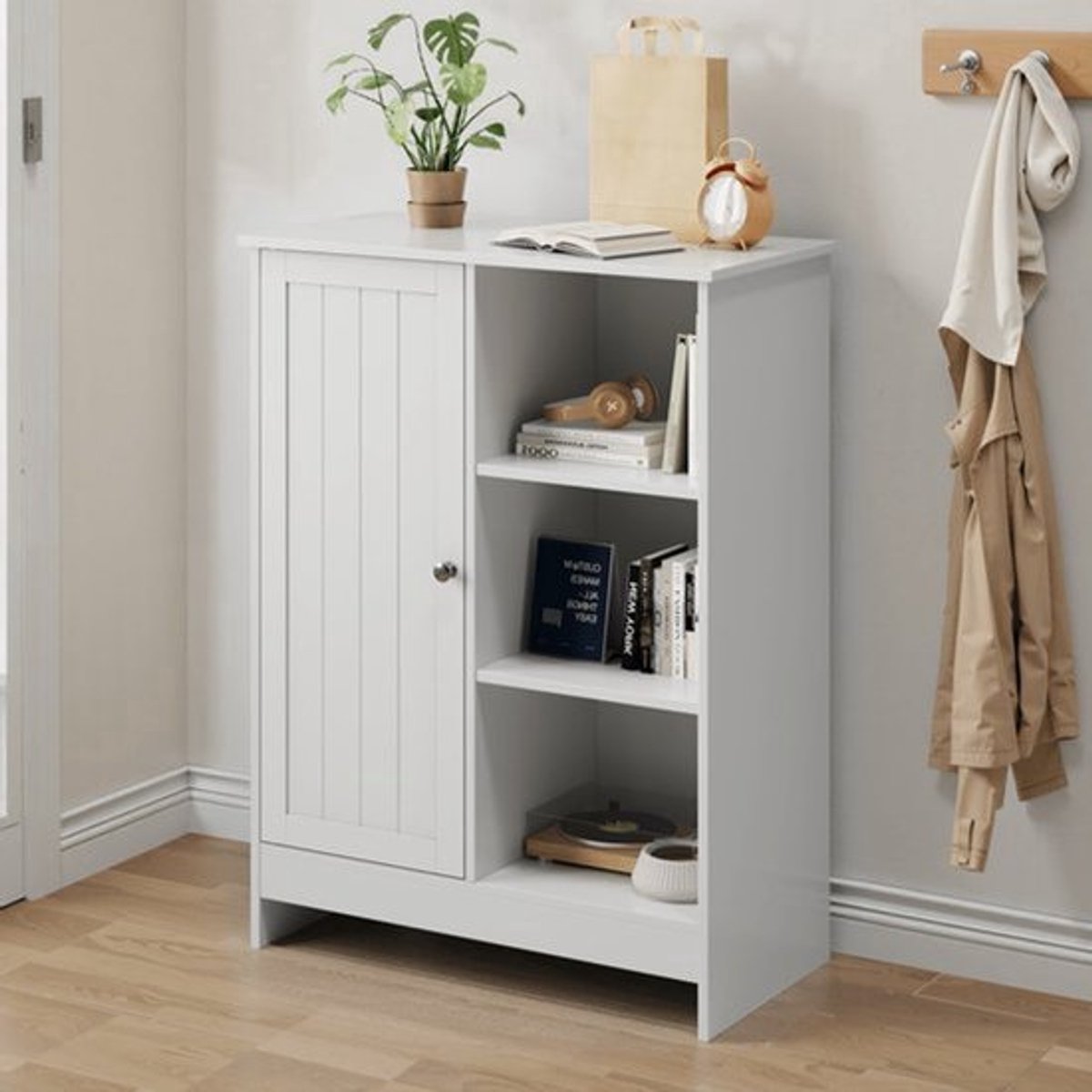 Medicijnkastje – Apothekerskast – Badkamerkast – Toiletkastje – Medicatieopberger – Vrijst