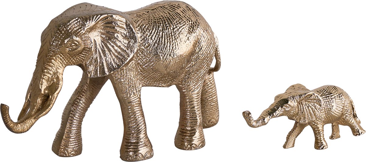 SEDLARI - Decoratief accessoire set van 2 - Goud - Aluminium