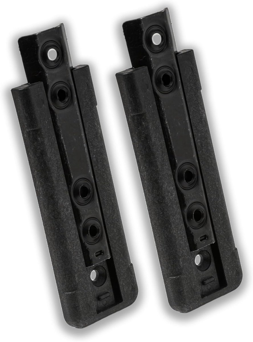 SnelShoppen - 2 x Metal Hooks voor Bedden, Hoofdborden, Banken en Meubels, Universele Koppeling, 150 mm, Vibration-free Stabiliteit, Robuuste Bevestig