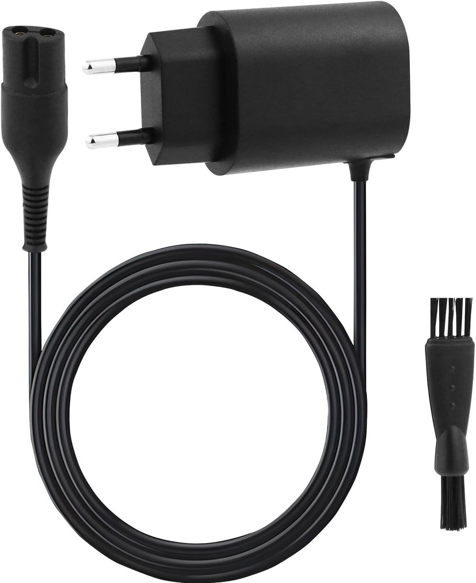 SnelShoppen - 12V Scheerapparaat Oplader, Universele Snellader voor Elektrische Scheerapparaten, Compact en Lichtgewicht, Ideaal voor Thuis en Reizen