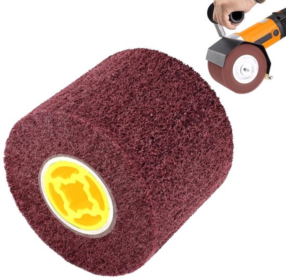 Nylon borstel met 60 korrels voor schuurroller en polijsten