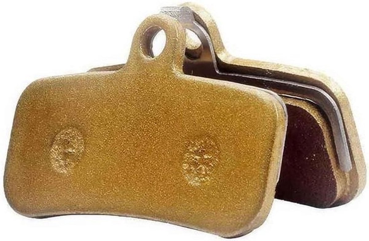 Motorfietsremblokken voor lichte elektrische motorfiets - Set van 2 - Gouden remblokken - 4 mm dikte - Universele pasvorm