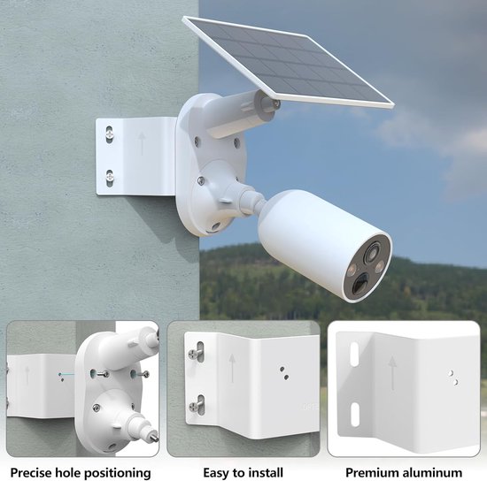 SnelShoppen - Houder voor Bewakingscamera Buiten, 90° Wandhoek Bevestiging voor Tapo C660, C615F, C645D, C402, C403, C460, C425, C630, C411, C610, TC8 van Snelshoppen — afbeelding 2
