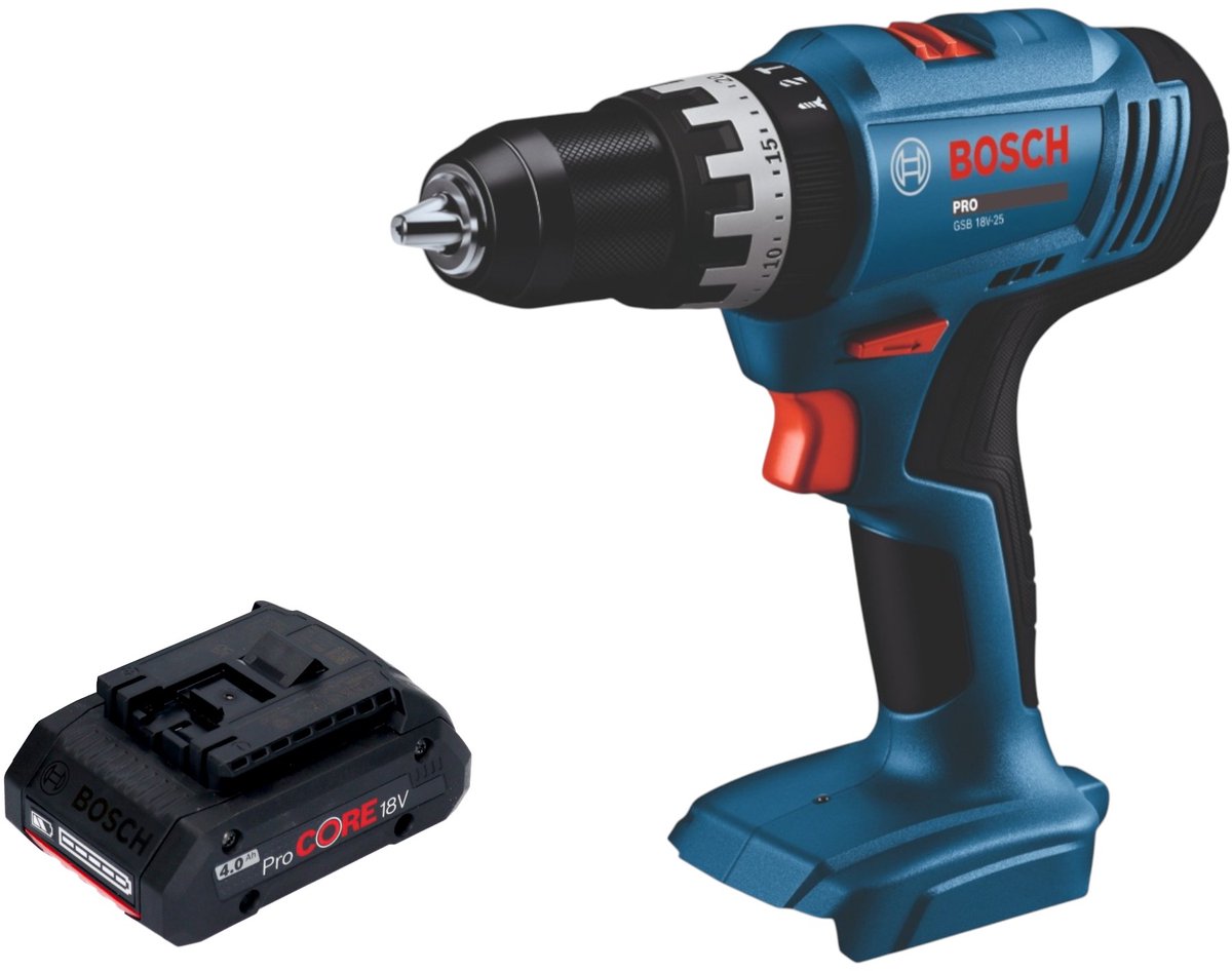 Bosch GSB 18V-25 Professional accu-slagboormachine 18 V 56 Nm ( 06019K9300 ) Solo - zonder accu, zonder lader