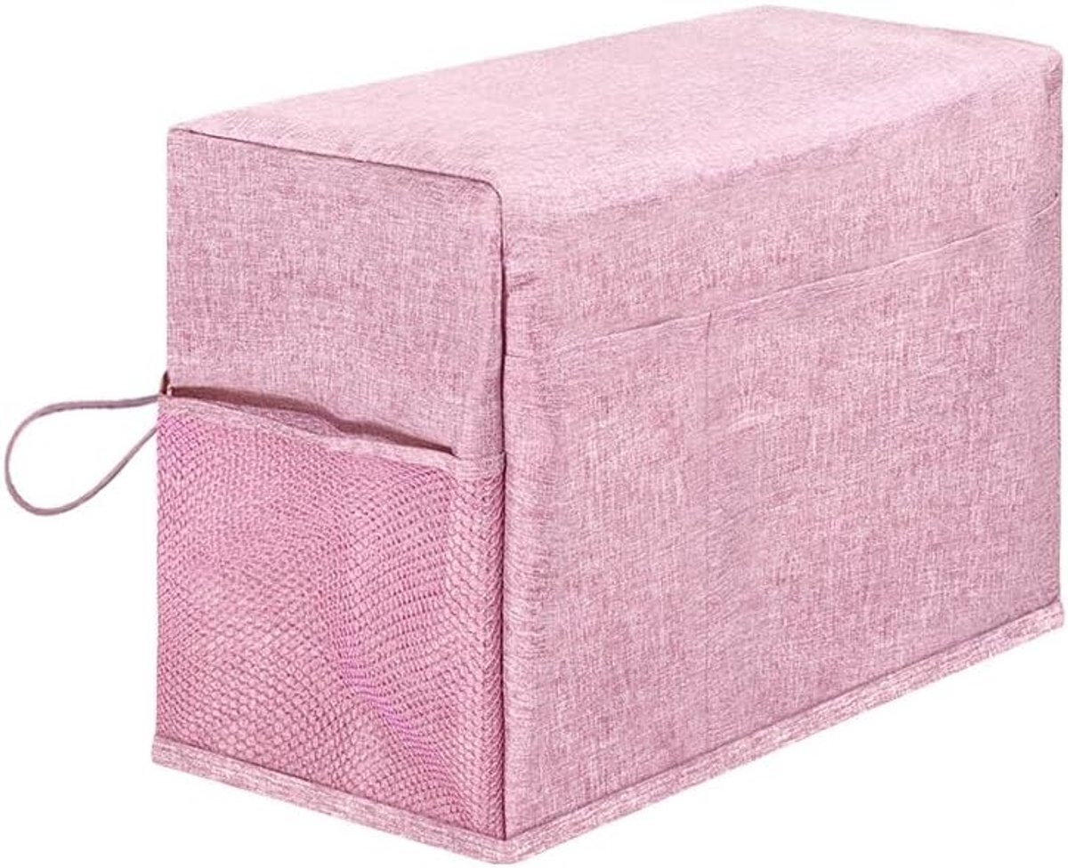 SnelShoppen - Naaimachine Hoes met Opbergruimte, Beschermende Stofhoes voor Standaard Naaimachines, Waterafstotend, Roze, Ideaal voor Thuisgebruik