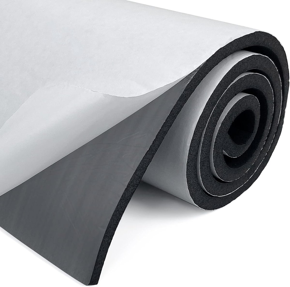 Zelfklevende Neopreen Foam Rol 1.5m, 300mm x 6mm - Multifunctionele Geluidsisolatie, Antislip Isolatie en Schokabsorberende Buffers in Zwart