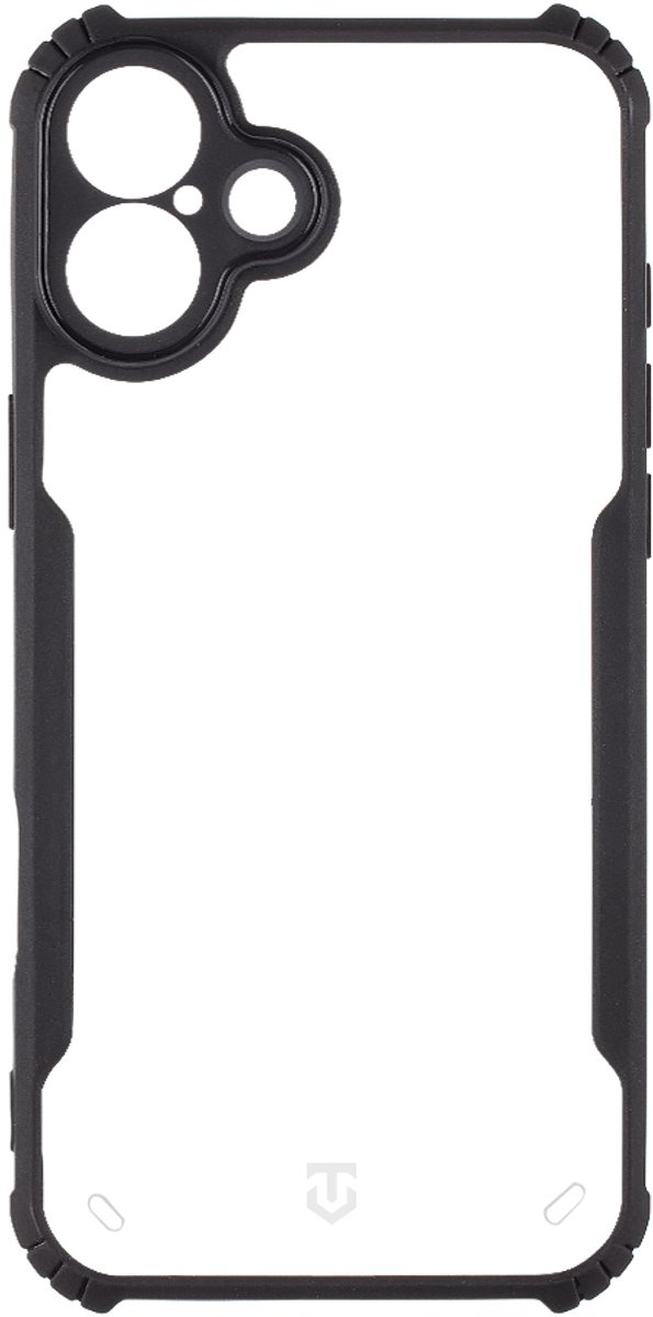 Tactical iPhone 16 Plus Quantum Stealth Cover – Transparant Hoesje – Clear Black