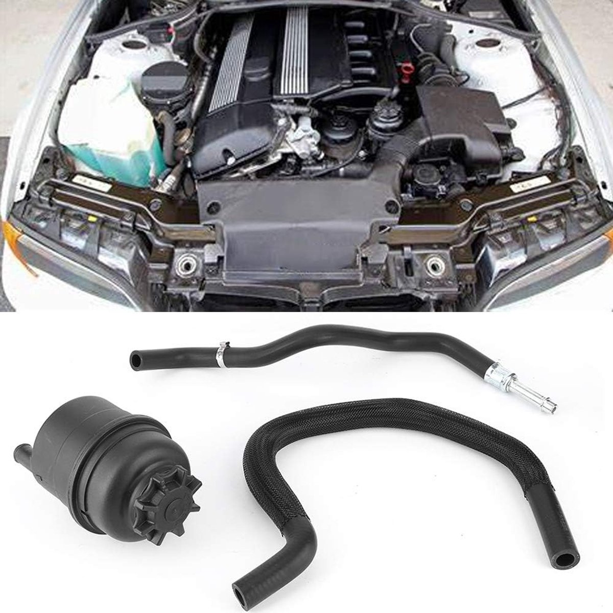 Hogedrukslangset voor Stuurbekrachtiging Geschikt voor E46 320Ci 325Ci 325i 330Ci 330i Vervanging van Slangen 32411097164 32411095526 32411094306