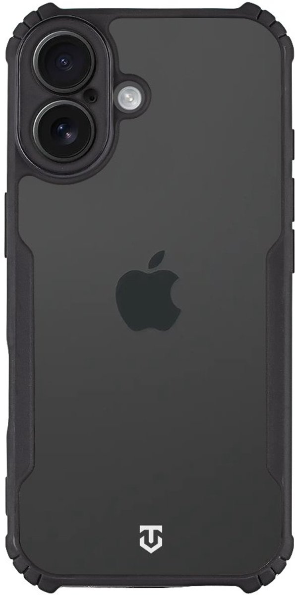 Tactical iPhone 17 Quantum Stealth Cover – Transparant Hoesje – Clear Black
