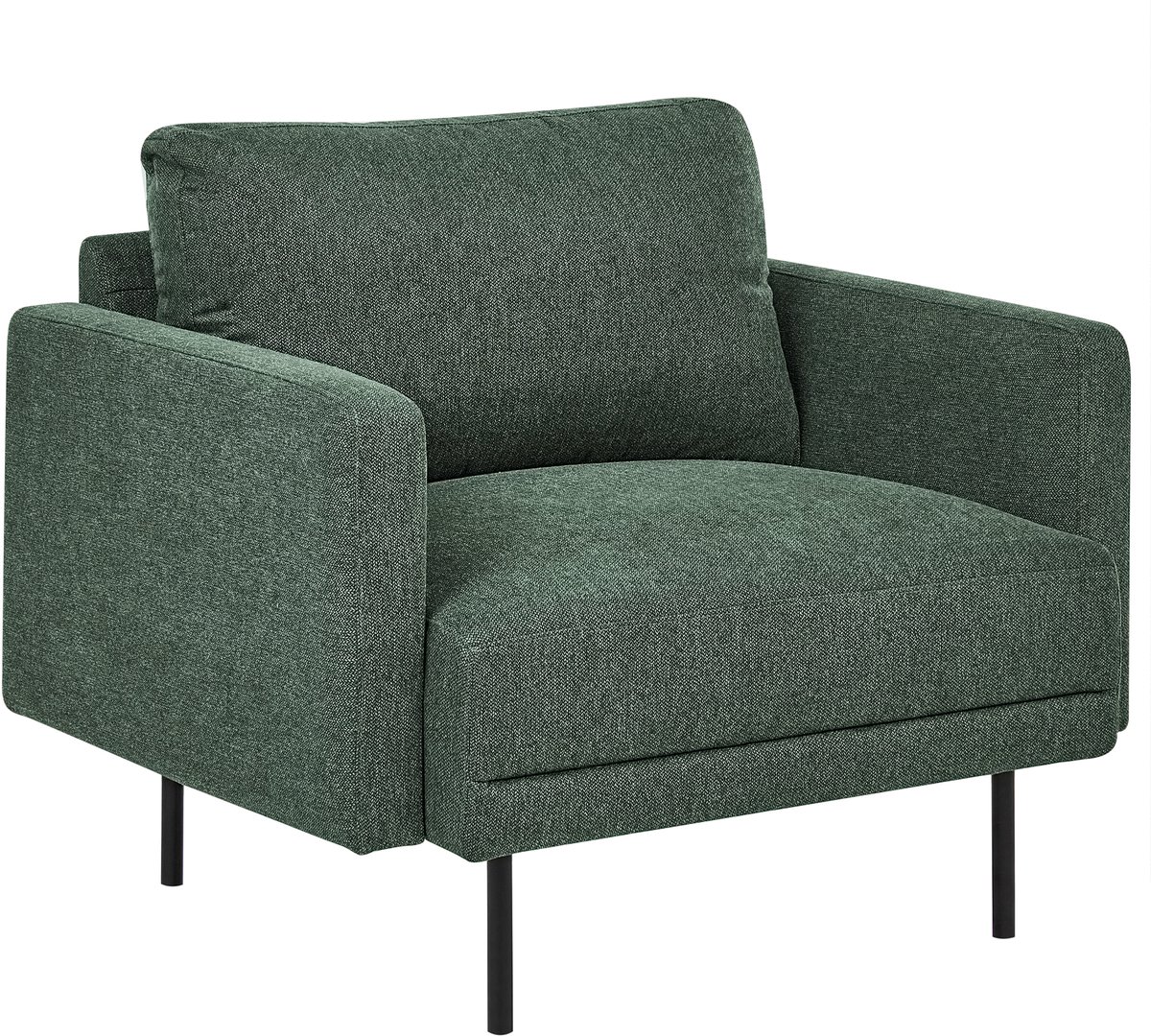 BREDA - Fauteuil - Donkergroen - Polyester