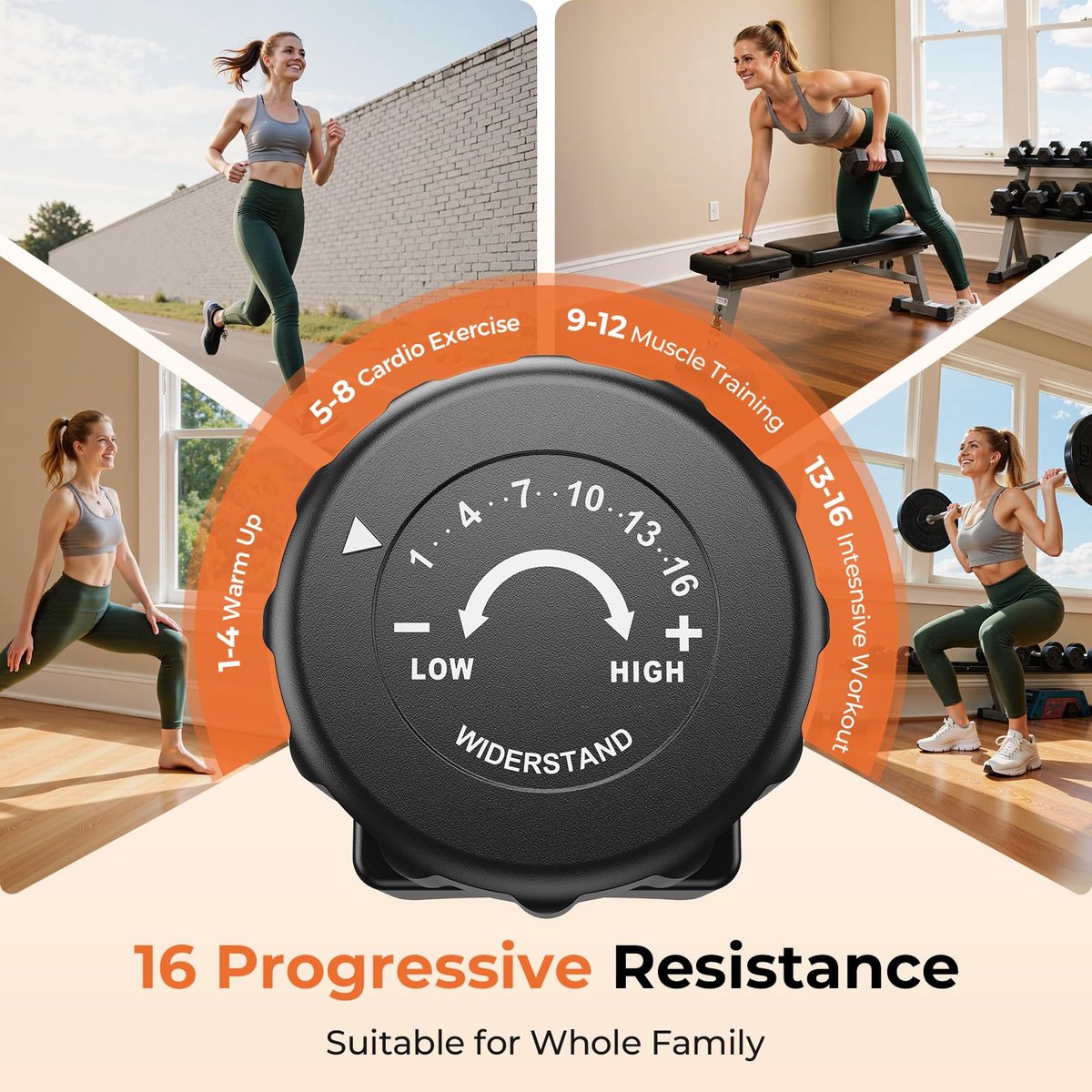 SnelShoppen - Verbeterde Ligfiets Hometrainer voor Thuis, Recumbent Fitnessfiets met 16 Weerstandsniveaus, XL Comfortzadel, App/Bluetooth Connectivite