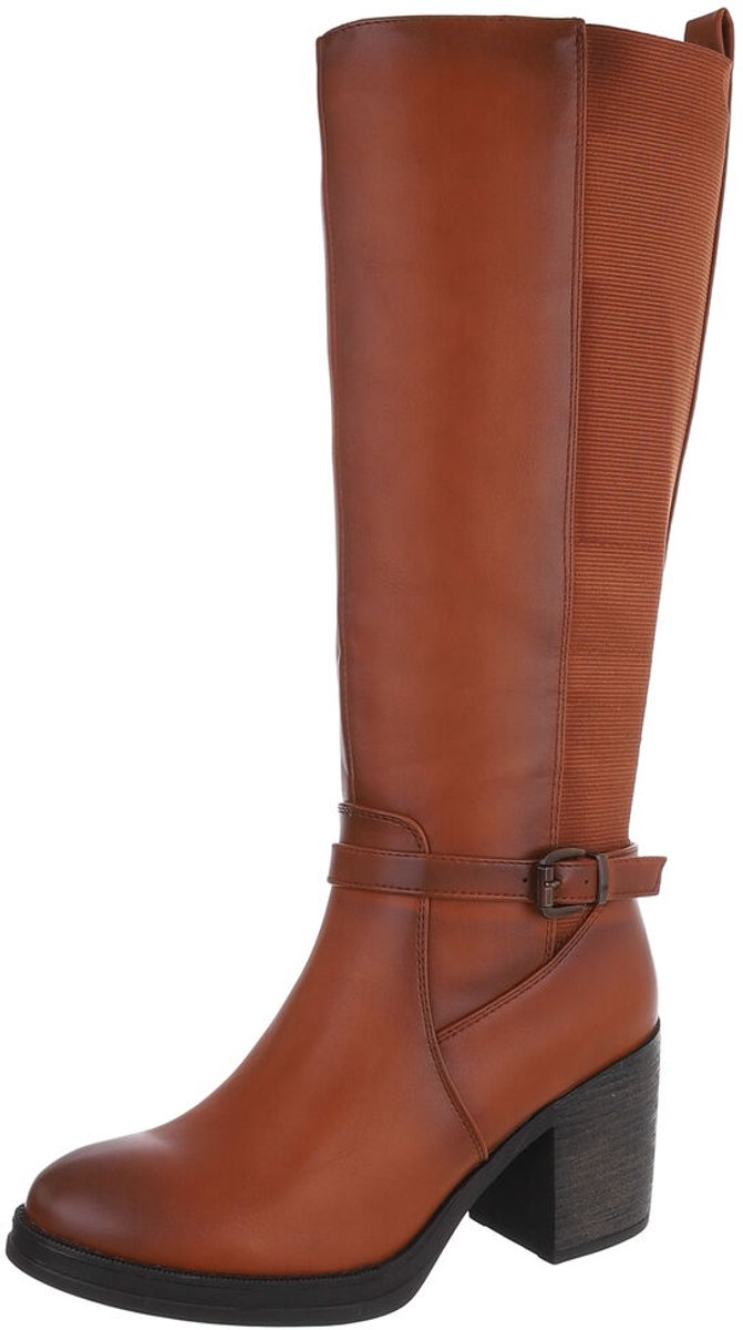 Hoge laars met gespdetail - dames Mt:38