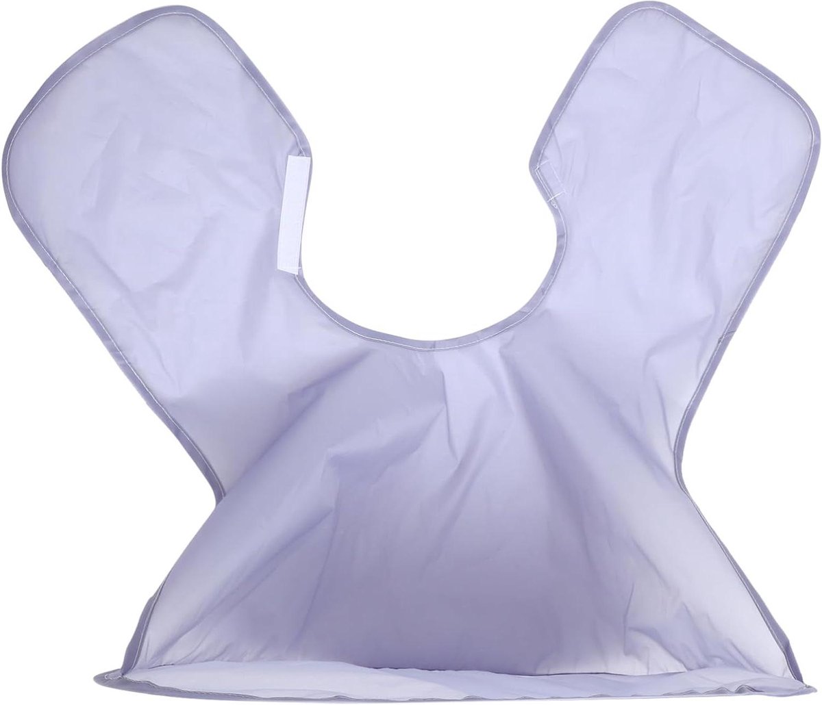 Scheer Cape - Bavang Schort - Baard Schoonhouden - Waterdicht Polyester - 65 x 56 cm - Zwart