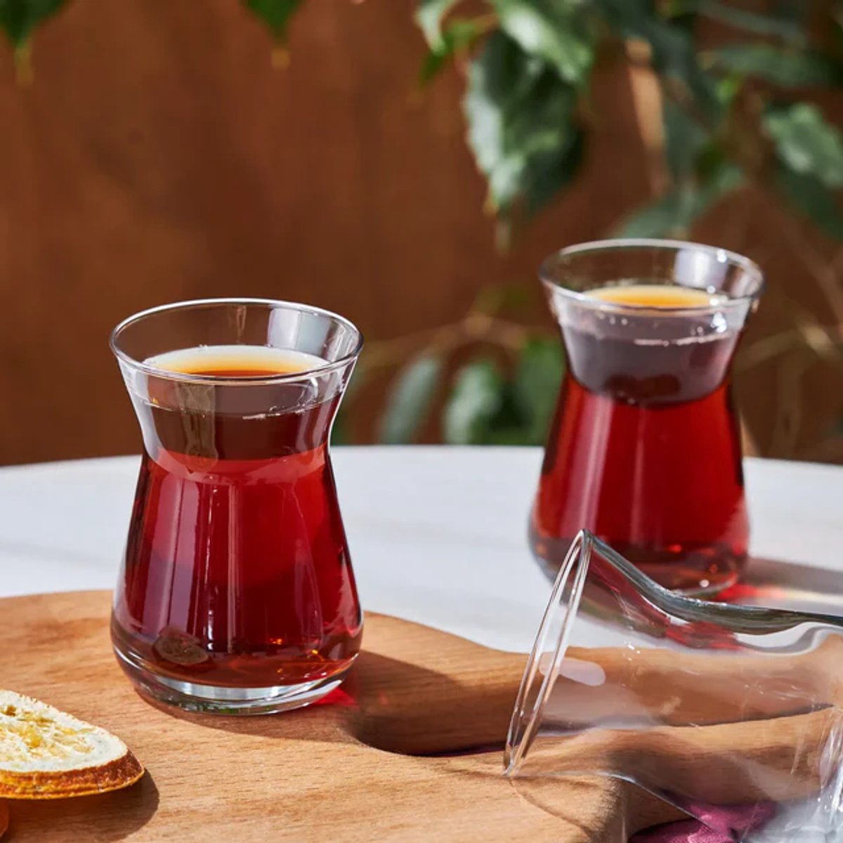 Karaca irem Turkse Theeglazen Set – 6-delig – 6 Personen – 132 ml – Helder Glas – Luxe Theeglazen — cadeau in Koken & Dineren - foto 2
