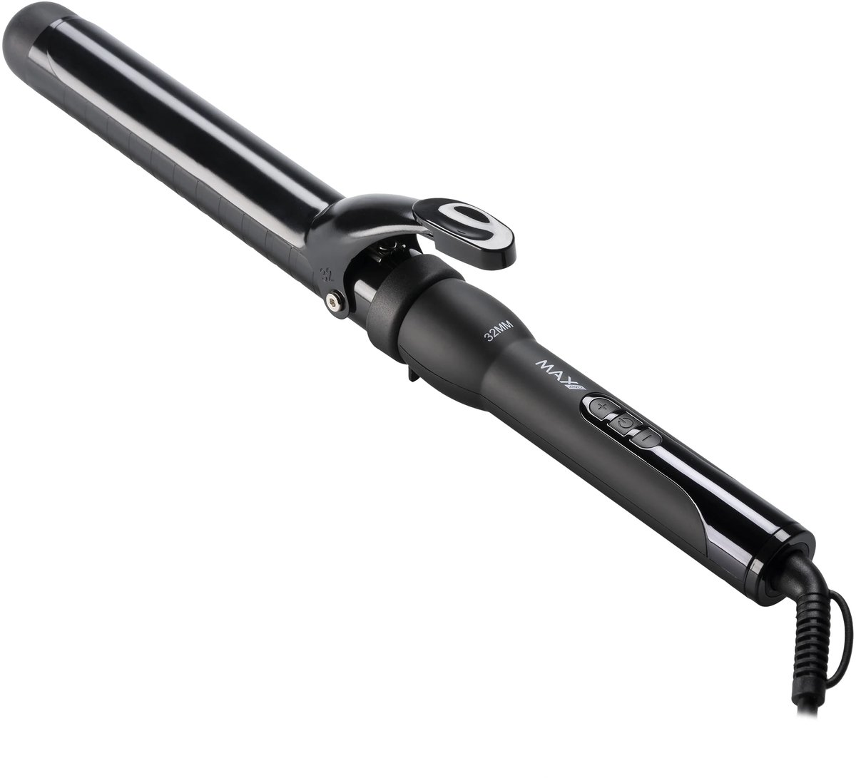 Bol.com Max Pro Clip 32mm Krultang - Voor Kort en Lang Haar - Krultangen - Met Klem - Curler - Met Handschoen - Curling Iron aanbieding