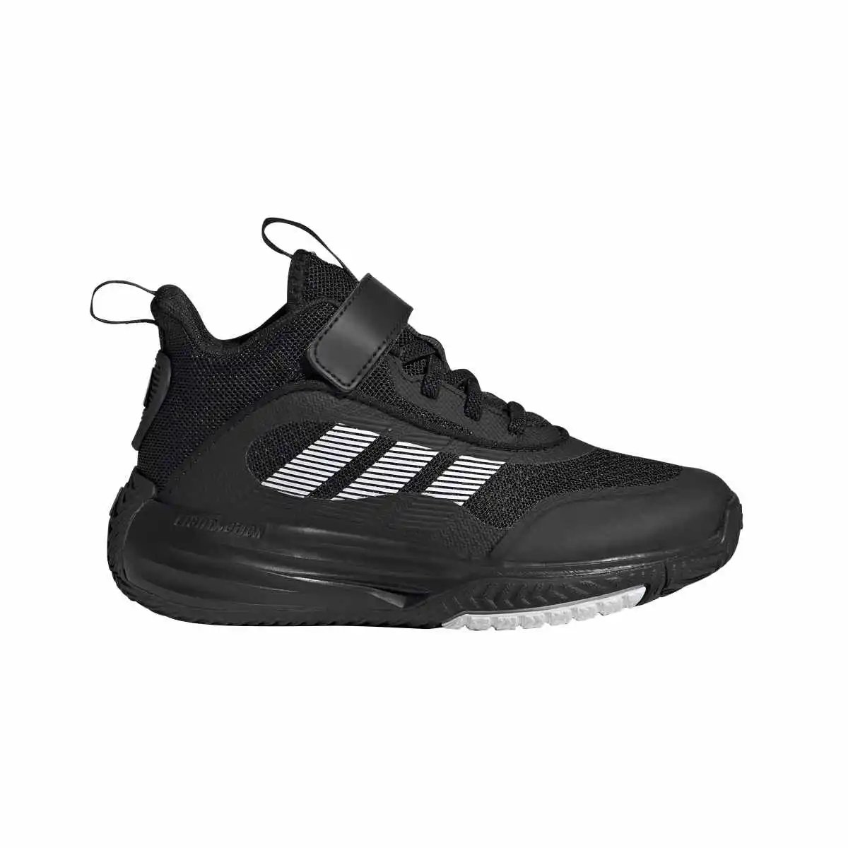 Adidas Own The Game 3.0 Junior Basketbalschoenen 1/3 Jongens Meisjes Zwart