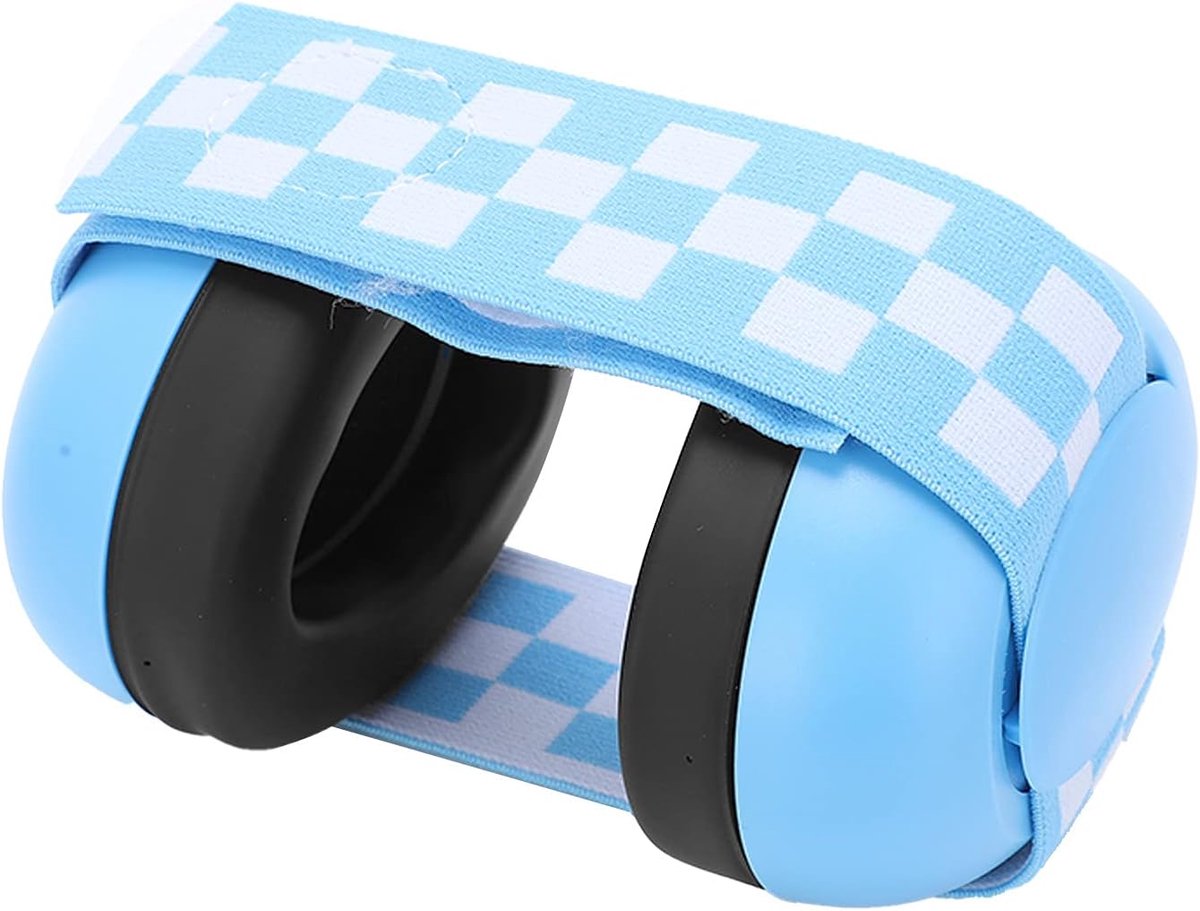 Baby Oorbeschermers - Gehoorbescherming Baby - Rustige Slaap - Verstelbare Band - 2 Stuks - Blauw
