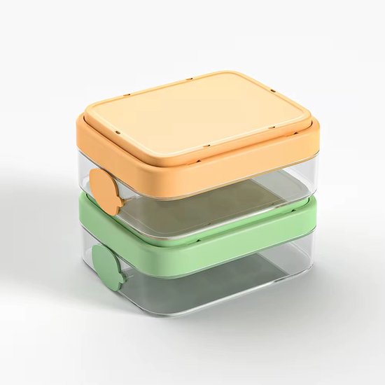 LANPHEN™ Ice Cube Tray with Storage Bin & Scoop - 32 Ice Cubes - BPA-Free Silicone Ice Mold — afbeelding 5