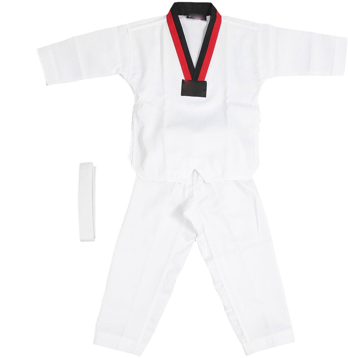Dailygoods- Taekwondo-pak - Elastische Tailleband - Antislip - Ademend - Duurzaam - V-halsontwerp - Perfecte flexibiliteit - Martial Arts Uniform