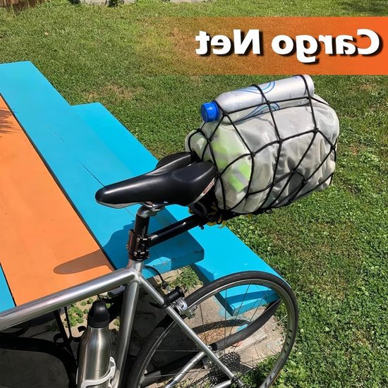 Duurzaam Elastisch Bagagenet 30 x 30 cm, Geschikt voor Motoren, Boten en Fietsen — afbeelding 4