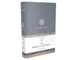 Biblia Católica de apuntes, Tapa dura/tela, Azul, Comfort Print