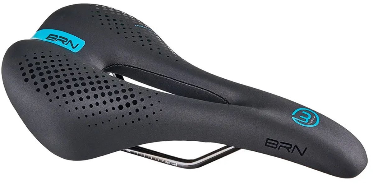 Brn Memory Plus Sport Zadel Zwart