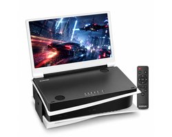Gloovon® Draagbare Monitor 4K - 15.6 Inch IPS Gaming Scherm - HDR & FreeSync - 60Hz - Voor PS5 & Laptop - Met Afstandsbediening