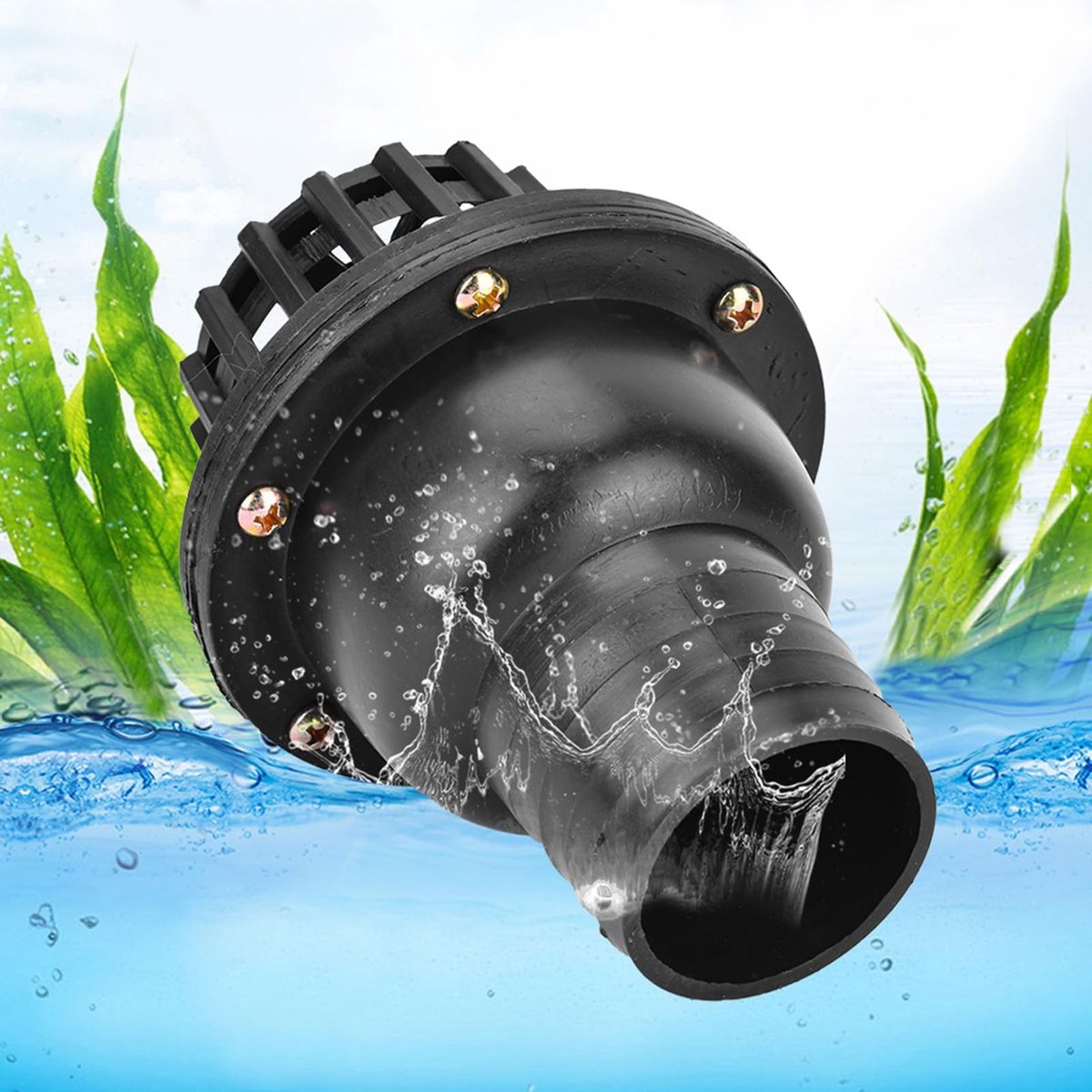 Dailygoods- Terugslagklep 2 inch - PVC - Voetklep - Waterpompaccessoires - Antireflux - Professioneel ontwerp - Bestand tegen langdurig gebruik in water - Pompventiel