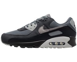 Nike Air Max 90 - Maat 42.5 - Smoke Grey/Zwart/Dark Smoke Grey/Photon Dust / Grijs Zwart - Air Max - Lifestyle - Heren Sneakers voor Mannen