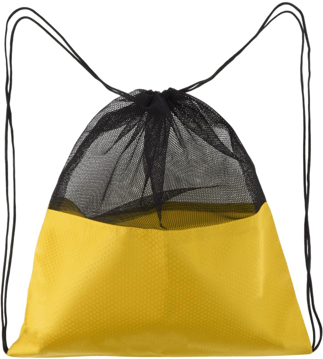 Dailygoods- Rugzak Verstelbaar Trekkoord - Nettas voor Voetbal - Duurzaam 210D Oxford - Lichtgewicht - Ruime Binnenruimte - Modieuze Sluiting - Sporttas