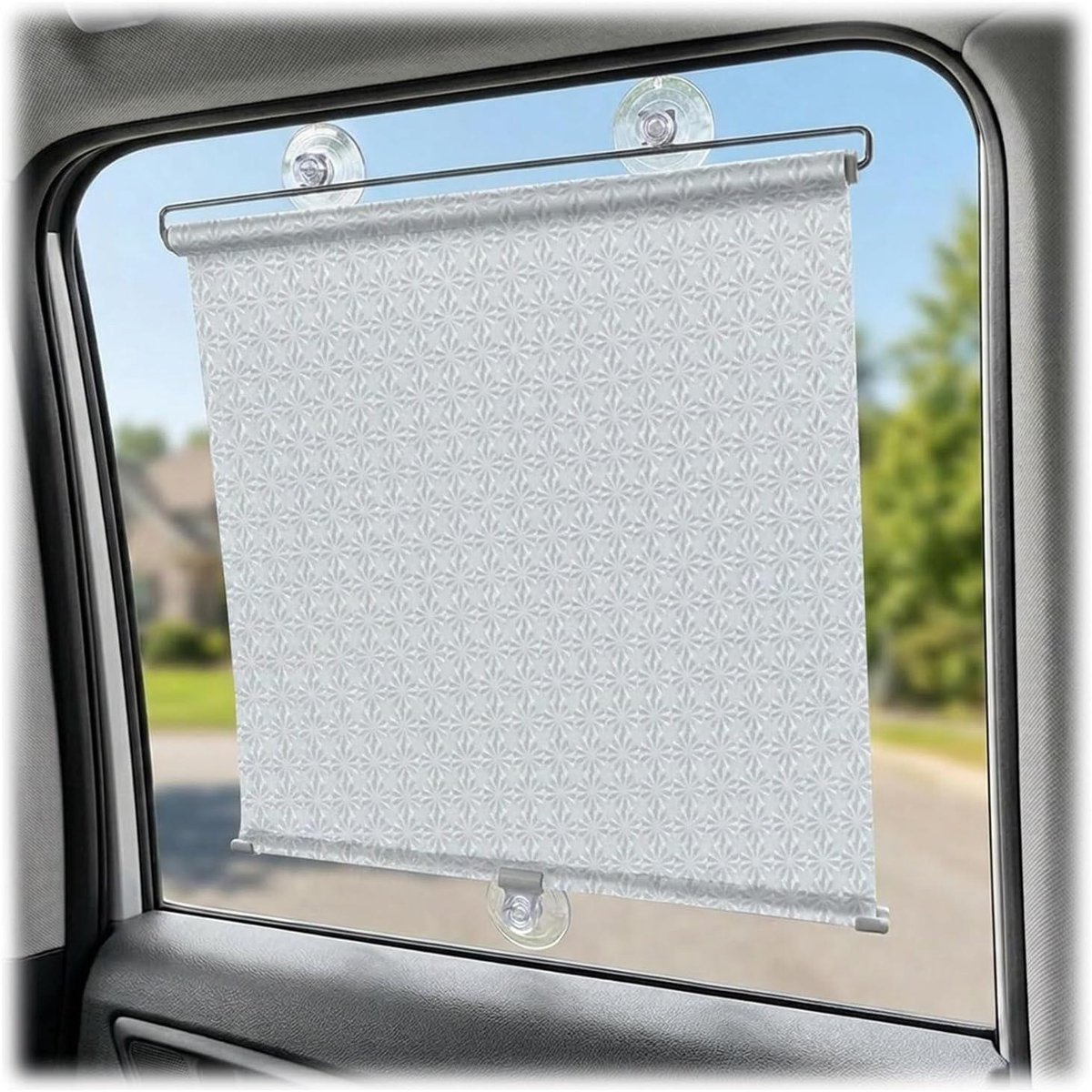 Verduisterende Rolgordijnen - Zuignap Gordijnen - Privacy Creëren - Zonder Boren - 40x150c