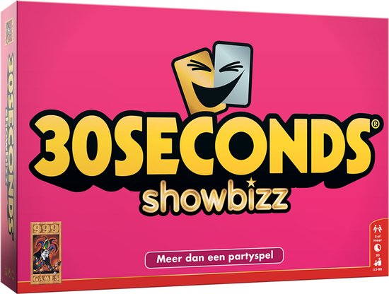 999 Games - 30 Seconds ® Showbizz - Partyspel - Nieuwe editie met 240 kaarten - Voor grote groepen