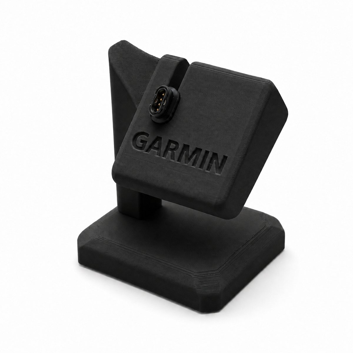 Skushy Oplaadstandaard Compatibel met Garmin Forerunner Fenix Epix - Garmin Horloge Houder - Sporthorloge Laadstation - Bureau Dock - Kabelhouder - Smartwatch Oplader Houder - Zwart