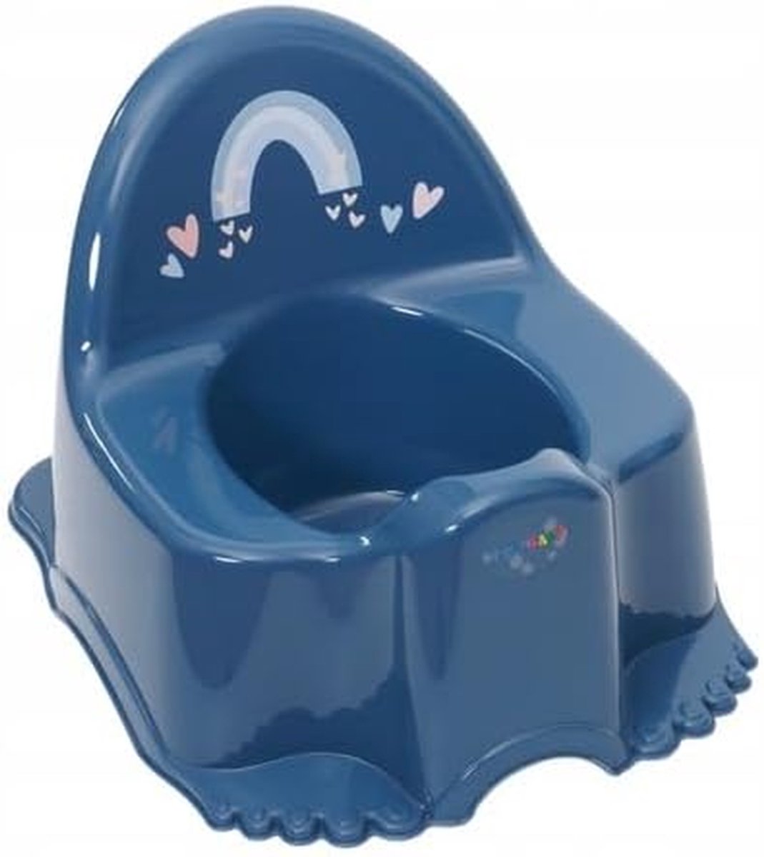 Baby Potje - Zindelijkheidstraining Hulpmiddel - Zindelijkheid Oefenen - Ergonomisch Ontwerp - Standaard Formaat - Marineblauw