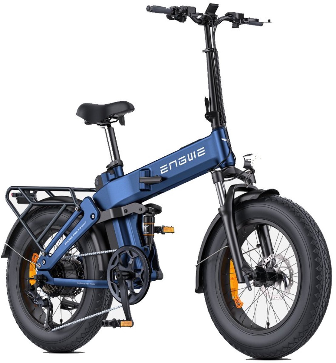ENGWE ENGINE PRO 3.0 BOOST E-Bike -20 inch - 80km actieradius - 250W motor - blauw