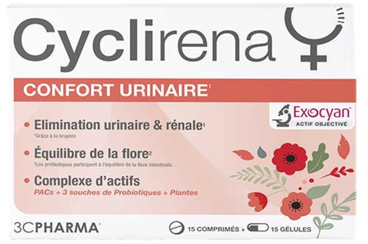3C Pharma Cyclirena Urinecomfort 15 Tabletten + 15 Capsules