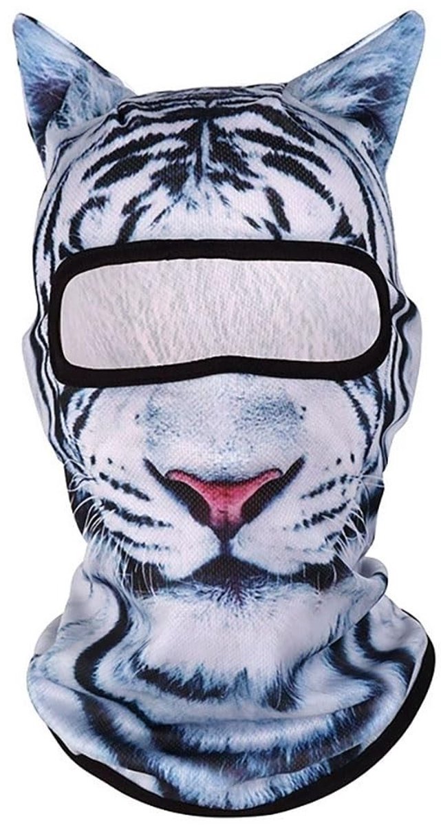 Dailygoods - Bivakmuts, motorfiets, zomermasker, 3D-hond, stormmasker, zonwering, gezichtsmasker, dierenpatroon, bivakmuts, uv-bescherming, stormmasker voor motorfiets, fietsen, skiën, outdoorsport, 13#
